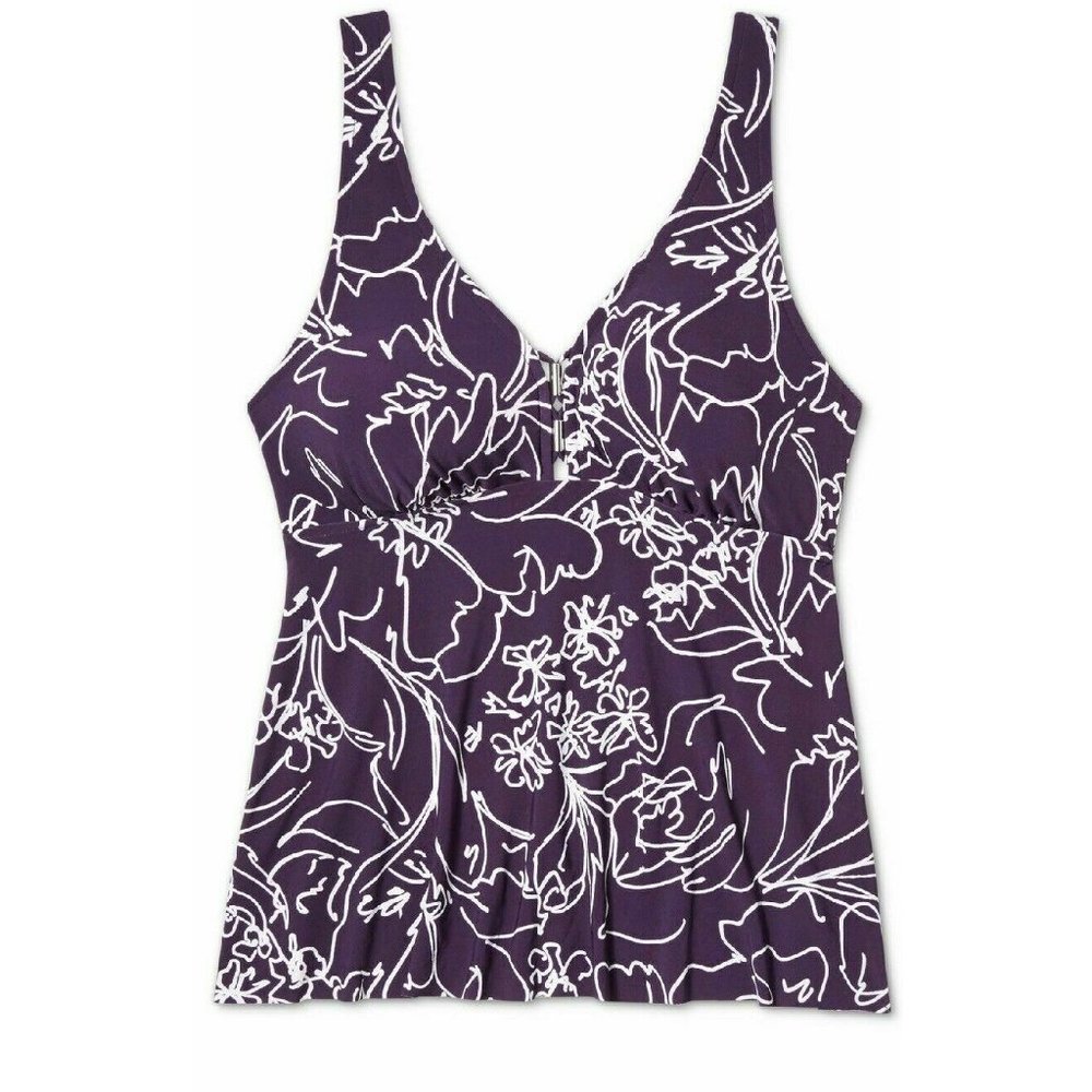 WOMEN'S  TANKINI SWIM SWIMSUIT TOP - Picture 3 of 3